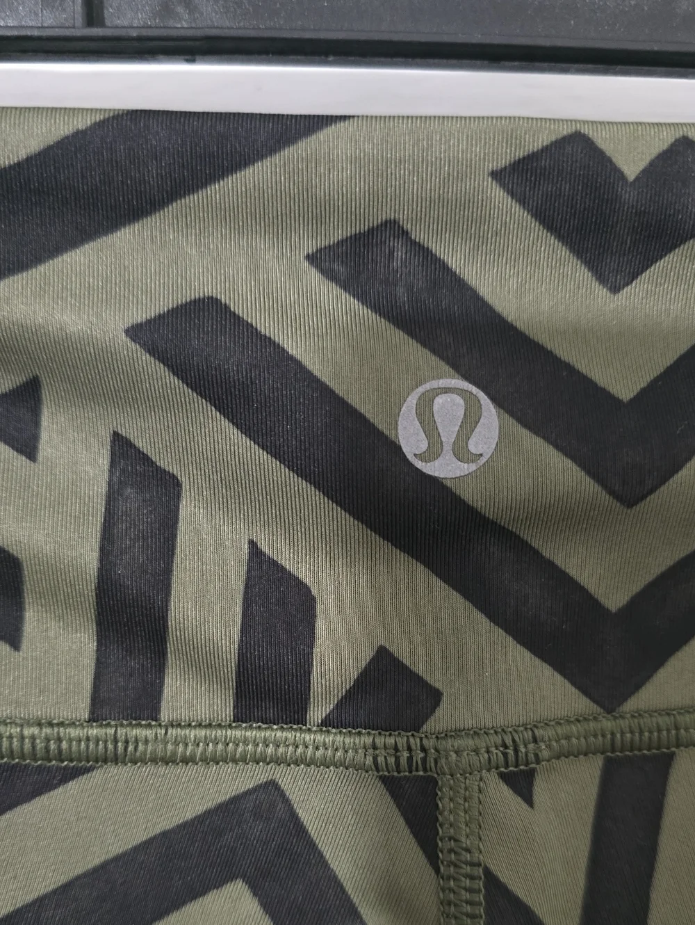 lululemon athletica sticker inseam